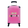 MuchoWow® Koffer Handgepäck Trolley Rollkoffer Kleine Produktbild-Vorschau 1