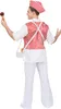 Costume da gelataio per uomo costume di carnevale colorato Anteprima dell’immagine prodotto 4