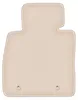 DURBAN Beige Velours-Fahrerfußmatte für Mazda 2 IV Produktbild-Vorschau 1
