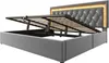 Lit rembourré 180 x 200 cm Lit double avec bande LED Voir les images du produit 9