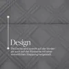 Bettüberwurf 220x240 cm Anthrazit – Tagesdecke gesteppt, Produktbild-Vorschau 5