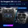 7" android13 2+32G WIFI aurorádio pre Peugeot 206 2001-2016 Náhľad obrázku produktu 2