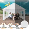 UISEBRT 4x8m Premium Party Tent Pavilion with side parts, Voir les images du produit 6