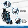 Fauteuil roulant mobile, pliable et léger, Marsella, Voir les images du produit 3