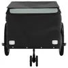 vidaXL Rimorchio per biciclette nero e grigio 45 kg di Anteprima dell’immagine prodotto 5