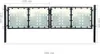 The Living Store Zauntor (Einzeltor) Schwarz 300x150 cm Produktbild-Vorschau 6