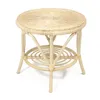 Table en rotin laqué naturel, ronde Ø 62 cm, table Voir les images du produit 5