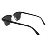 Browline Sonnenbrille Polarisiert Getönt Schwarz Gold Retro Produktbild-Vorschau 3