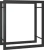 A black metal firewood rack shown against a white background. Náhled obrázku produktu
