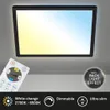 LED Panel Dimmbar Fernbedienung Ultraflach CCT 18W schwarz Produktbild-Vorschau 2