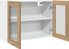 vidaXL Armoire suspendue en verre Lyon Chêne Artisan Voir les images du produit 7
