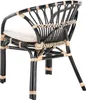 BELIANI Balkonset Schwarz Rattan 3-teilig 2 Sessel mit Produktbild-Vorschau 8