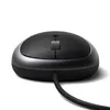 A close-up studio shot of a black and gray computer mouse with a USB-C cable. Produktbild-Vorschau