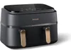 A Philips air fryer with dual baskets is shown from a three-quarter front view against a white background. Anteprima dell’immagine prodotto