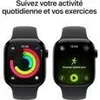 Two smartwatches are displayed side-by-side against a white background, showcasing their screens. Anteprima dell’immagine prodotto