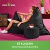 Green Bean® XXL Riesensitzsack 140x180cm + Hocker Produktbild-Vorschau 3