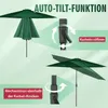 Sekey Sonnenschirm Ø350 cm Marktschirm mit Kurbel, Produktbild-Vorschau 2