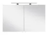 Posseik Spiegelschrank VIVA, inkl. LED-Lampe, weiß100 cm Produktbild-Vorschau 2