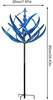 Garten Windspiel Metall 90cm Lotus Design, stabiler Produktbild-Vorschau 6