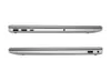 Side view of a silver laptop, showing ports on the sides. Produktbild-Vorschau