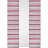 A product image of a striped fabric panel, likely a curtain or blind, with a white vertical stripe in the center. Anteprima dell’immagine prodotto