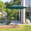 Gerader runder sonnenschirm "soya" blau ente d2,7m aus Produktbild-Vorschau 6