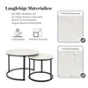 Hawthyhome Ensemble de tables basses 2 pièces Table Voir les images du produit 5