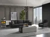 Viersitzer Sofa 4 Sitzer Sofas Modern Grau Design Stoff Produktbild-Vorschau 5