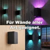 2er-Set RGB LED-Wandleuchten Innen 5 W, dimmbar mit Produktbild-Vorschau 3