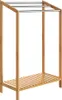 CASARIA® Handtuchhalter Stehend Bambus Holz 3 Edelstahl Produktbild-Vorschau 8