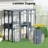 Recinto per gatti da esterno Wiltec 170 x 88 x 180 cm, Anteprima dell’immagine prodotto 5