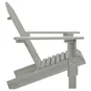 vidaXL Sedia da giardino Legno Grigio Anteprima dell’immagine prodotto 9