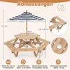 Set da giardino per bambini COSTWAY, adatto a 6 bambini, Anteprima dell’immagine prodotto 3