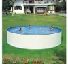 Stahlwandpool Set (3-Teilig) rund 550x120 cm, Stahl 0,4 mm Produktbild-Vorschau 6