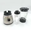 A blender base, a blender cup, and a blender jar are arranged on a white background. Produktbild-Vorschau