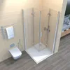 Duschkabine 90x90x185 cm Falttür, Duschabtrennung  Produktbild-Vorschau 10