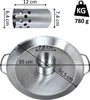 Gardenko rôtissoire à poulet acier inoxydable Ø30,5 cm - Voir les images du produit 4