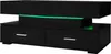 A black, modern TV stand with LED lighting. Anteprima dell’immagine prodotto
