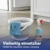 Falteimer 5l grau weiß Ø25x6cm Kunststoff Eimer faltbar Produktbild-Vorschau 6