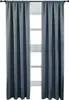 WOLTU 2er Set Gardine blickdicht 250 g/m² mit Kräuselband : Produktbild-Vorschau 1