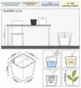 LECHUZA plantpot QUADRO Premium LS 21, rood, hoogglans | Productafbeelding-voorbeeld 13