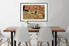MuchoWow® Gerahmtes Poster Gepardenmutter und -junge 90x60 Produktbild-Vorschau 3