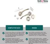 KOTARBAU® Drückergarnitur Türklinke Satin BB–Buntbart Produktbild-Vorschau 2