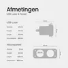 ProRide USB-A-autolader - 4 poorten - QC3.0 - 36W - Met Productafbeelding-voorbeeld 4