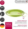 Coolinato colino pieghevole in silicone 24 cm verde Anteprima dell’immagine prodotto 2