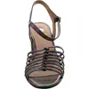 La Strada Damen Sandalette Blue Multi Metallic Produktbild-Vorschau 3