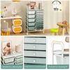 Chariot de rangement COSTWAY avec 12 tiroirs empilables, Voir les images du produit 5