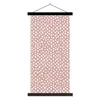 MuchoWow® Textilposter Polka dots - Weiß - Rosa 40x80 cm Produktbild-Vorschau 1