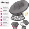 TecTake 403553, Polyester, Ocel, Šedá Náhled obrázku produktu 3