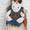 Backpack Denim Tiara Unicorn 2.7 Liter Blue/Brown Produktbild-Vorschau 3